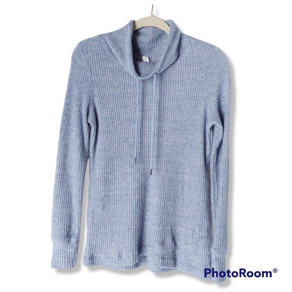 Ideology Cowl-Neck Tulip-Hem Top